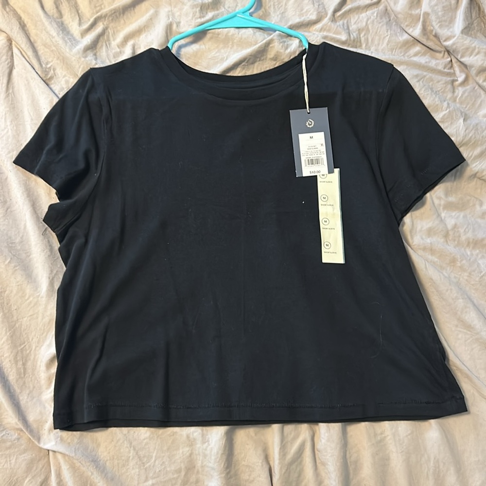Black crop top